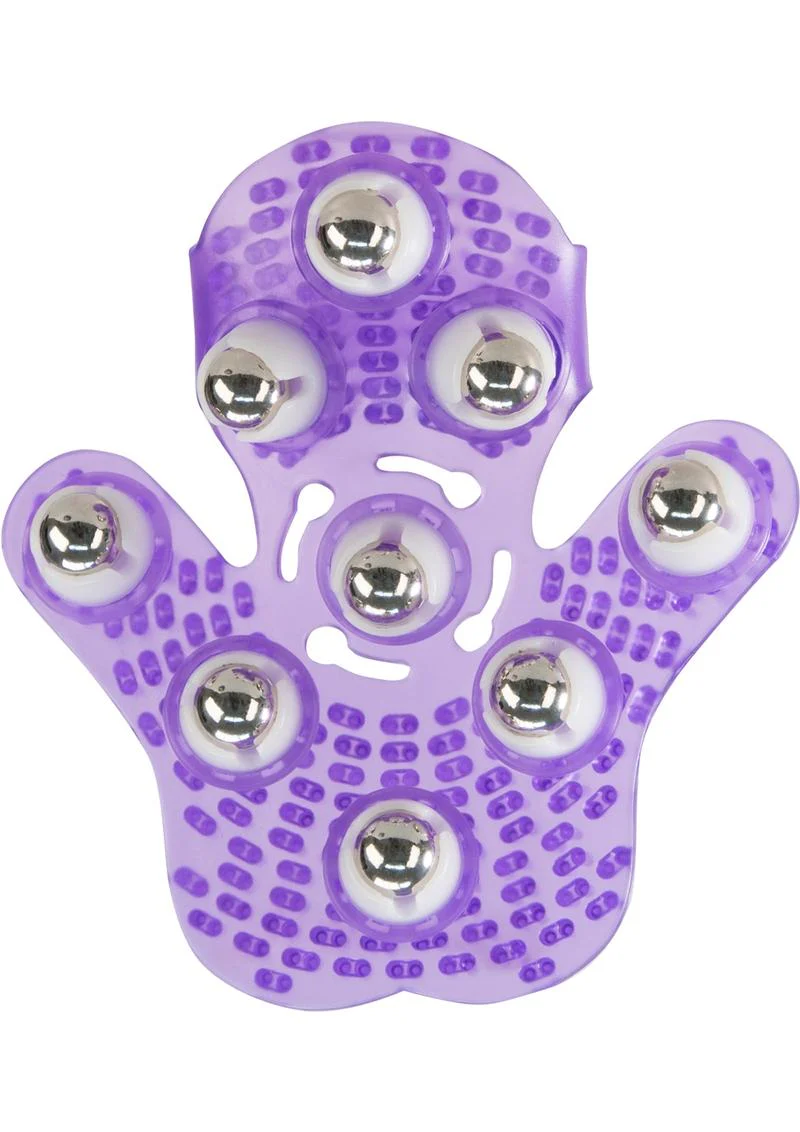 Simple And True Roller Ball Massage Glove for Full Body Relaxation