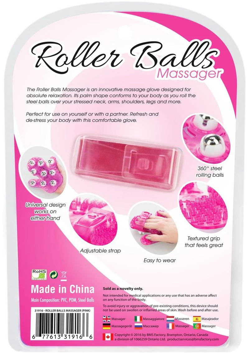 Simple And True Roller Ball Massage Glove for Full Body Relaxation - Image 6