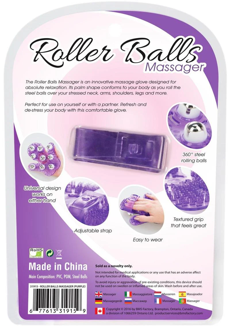 Simple And True Roller Ball Massage Glove for Full Body Relaxation - Image 7