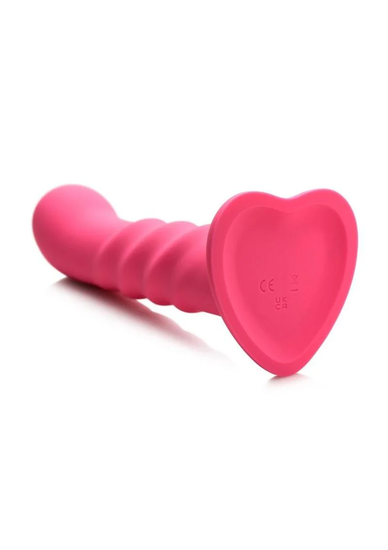 Simply Sweet 21x Vibrating Ribbed Dildo with Remote Control - Image 3