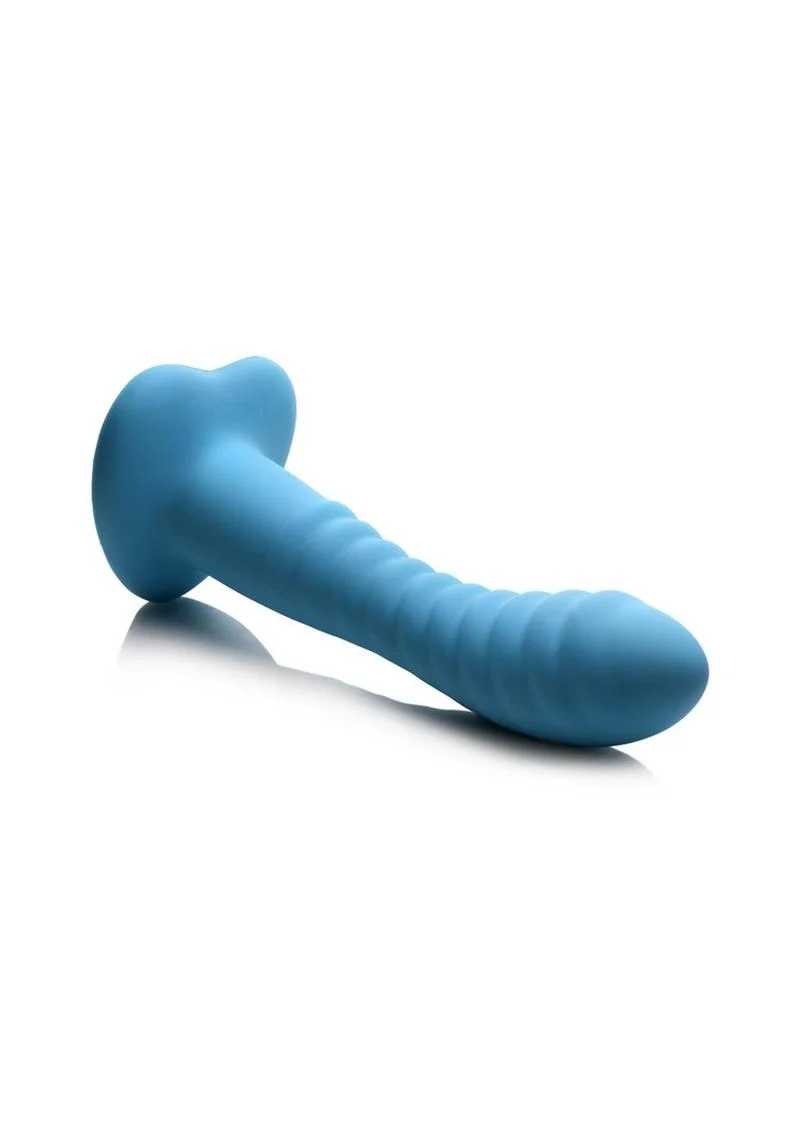 Simply Sweet Ribbed Silicone Dildo Textured Pleasure - Image 2