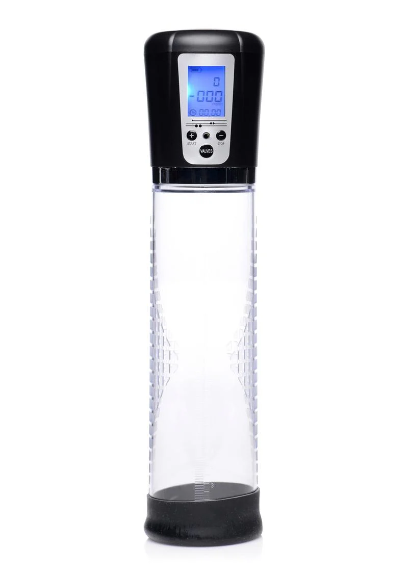 Size Matters 4 Levels Power Suction Penis Pump with Built-In LCD Display
