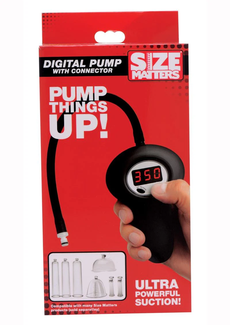 Size Matters Digital Pump with Connector Ultra Powerful Suction - Image 4