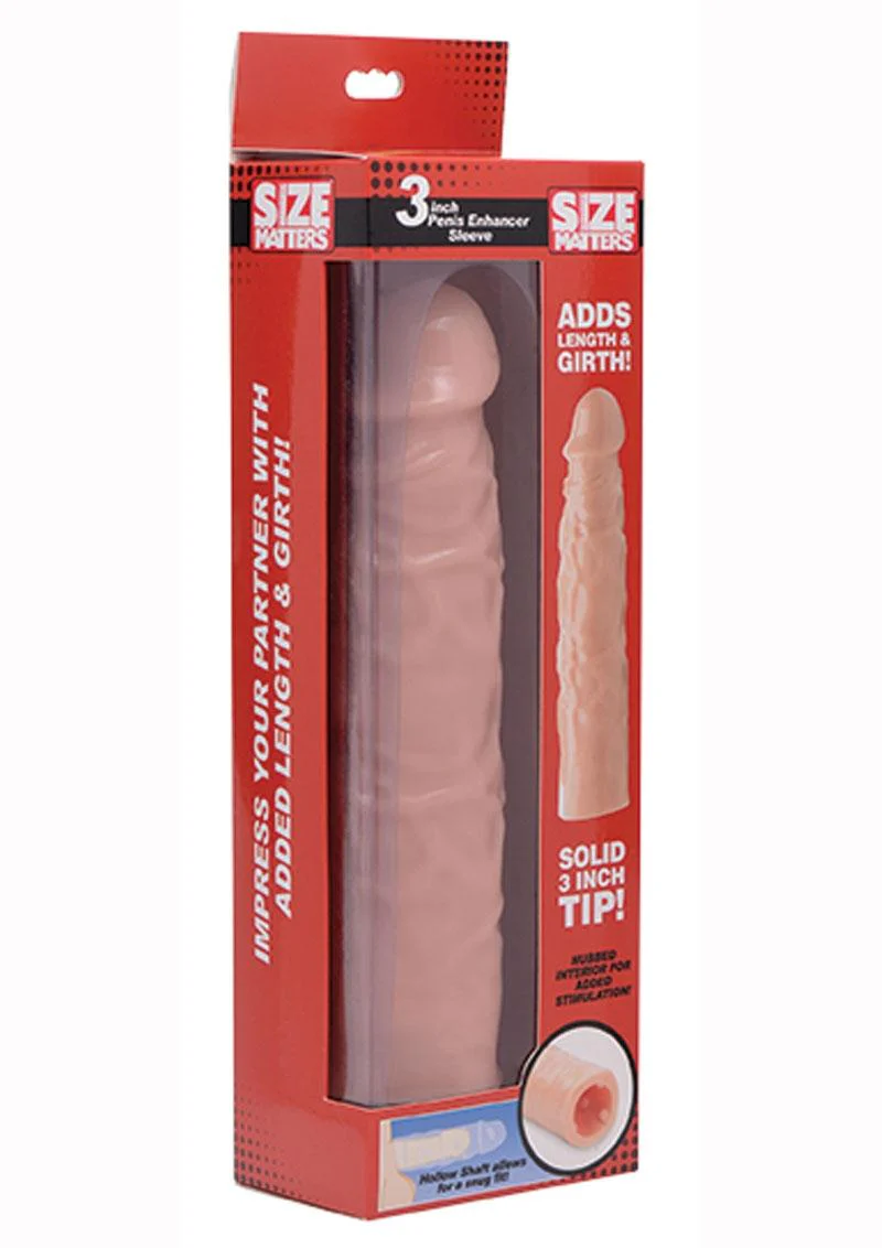 Size Matters Silicone Penis Enhancer Sleeve - Image 4