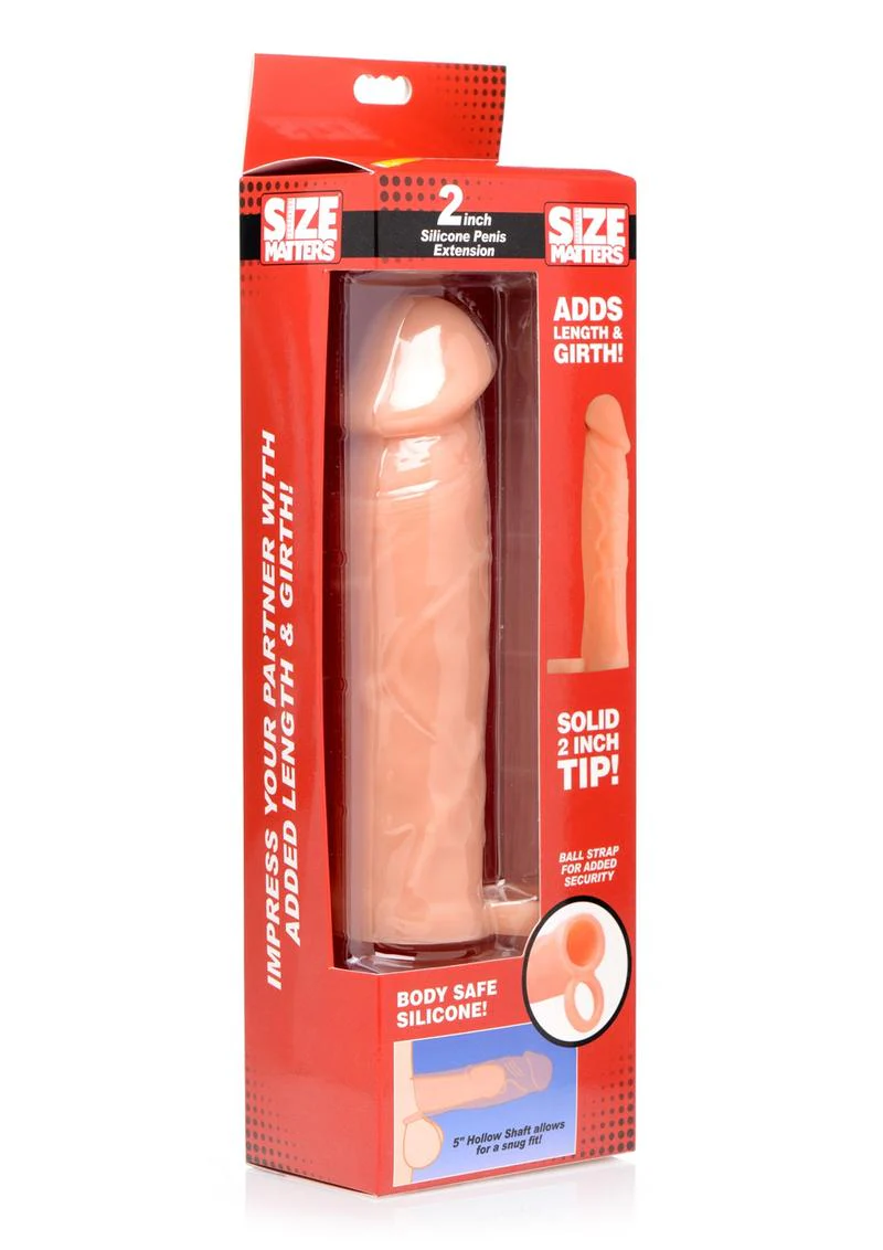 Size Matters Silicone Penis Extender Sleeve - Image 4