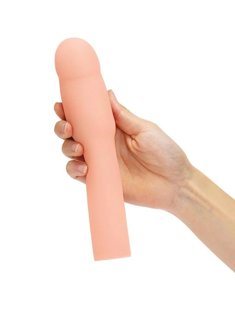 Size Up Realistic Penis Extender Vanilla with Stamina Rings - Image 3