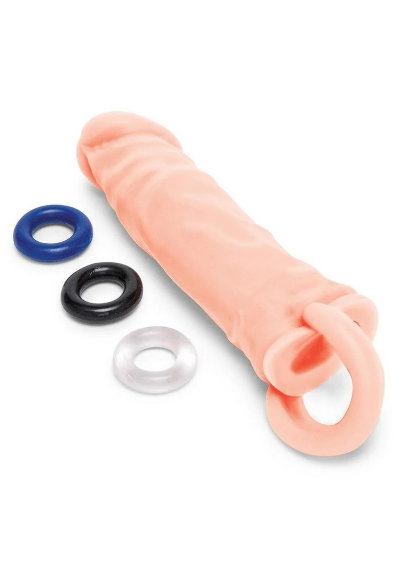 Size Up Silicone Realistic Penis Extender - Image 2