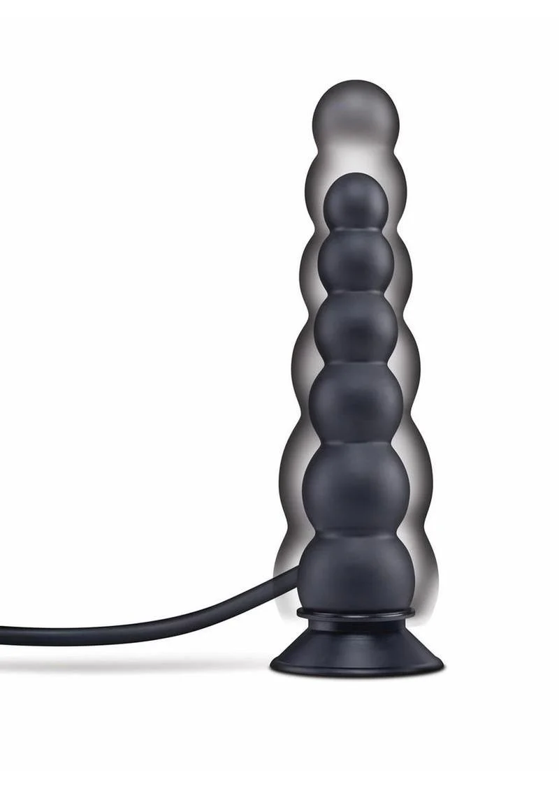 Size Up Silicone Ripple Inflatable Butt Plug - Image 6