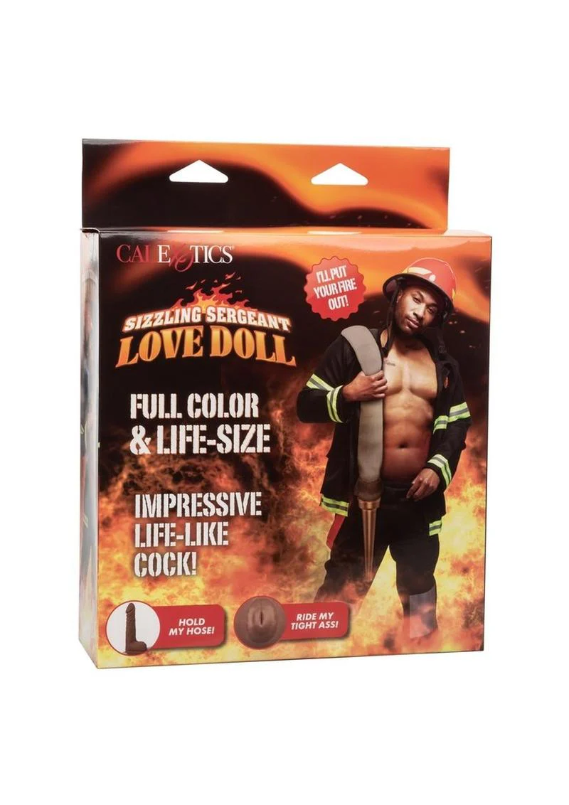 Sizzling Sergeant Love Doll Life-Size Full Color Firefighter Fantasy - Image 4