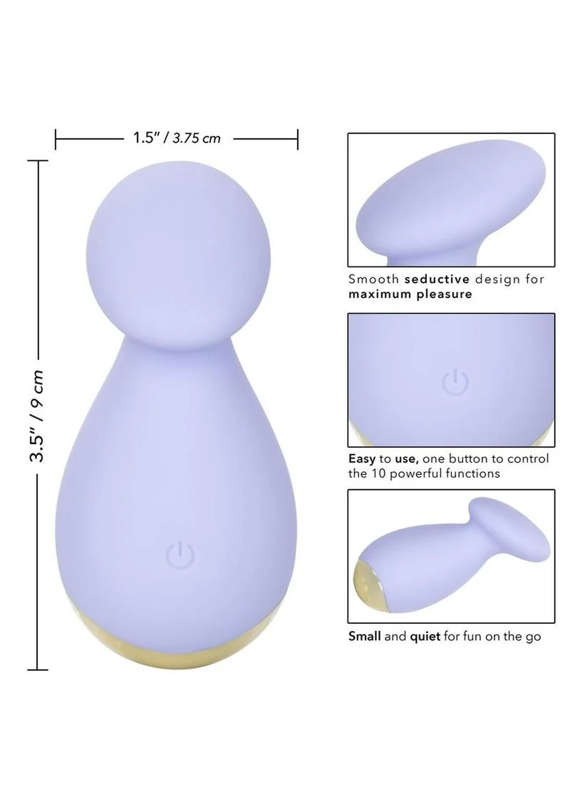 Slay EnticeMe Rechargeable Silicone Vibrating Mini Wand Massager - Image 3