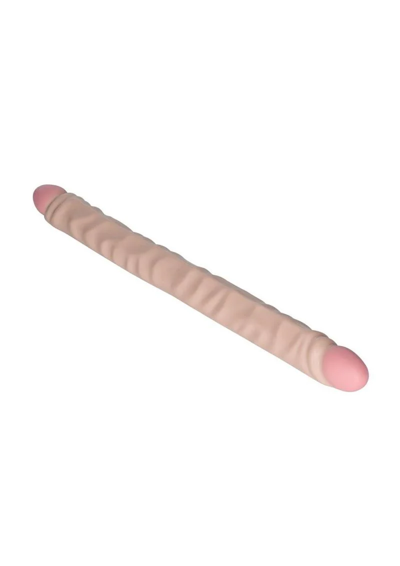 Slim Jim Duo Veined Super Slim Double Dildo - Image 3