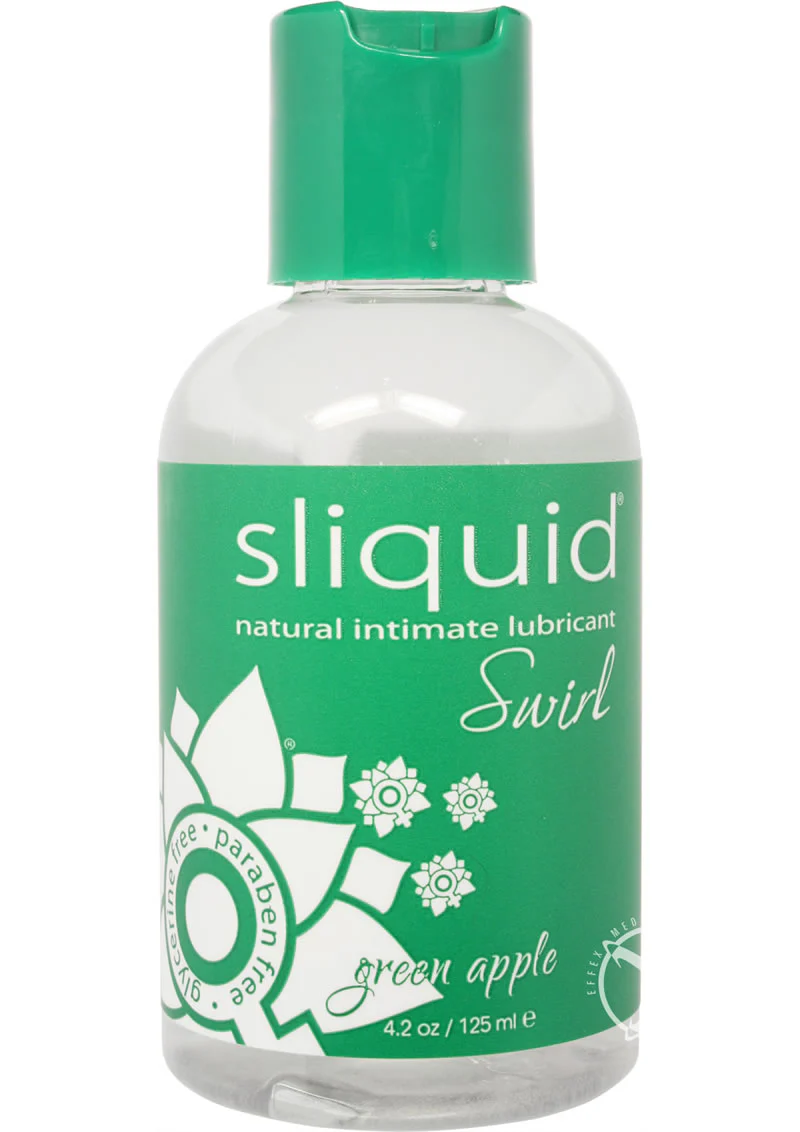 Sliquid Naturals Swirl Green Apple Water Based Lubricant