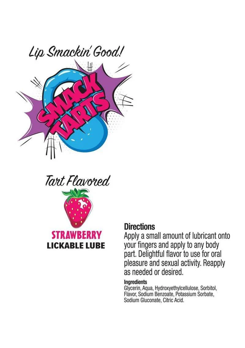 Smack Tarts Lickable Lube 2oz - Sour - Image 10