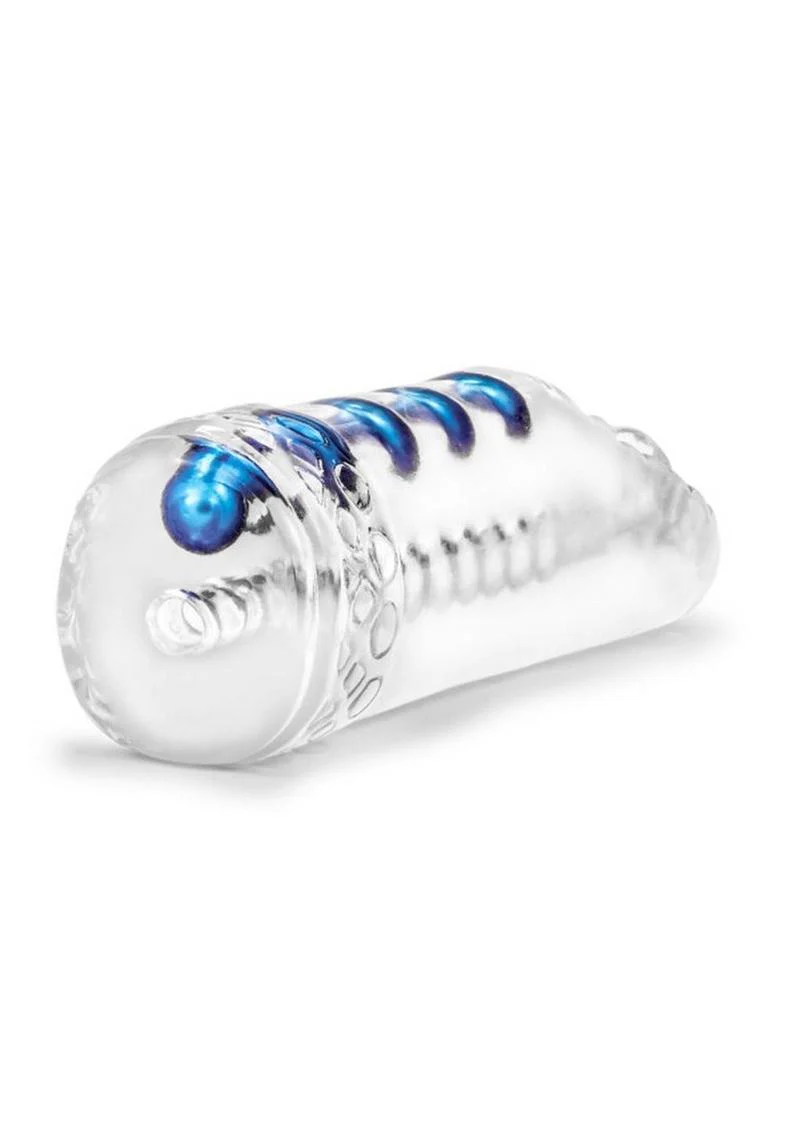 Snatch Masturbator - Clear with 5 Pleasure Pearls - Image 3