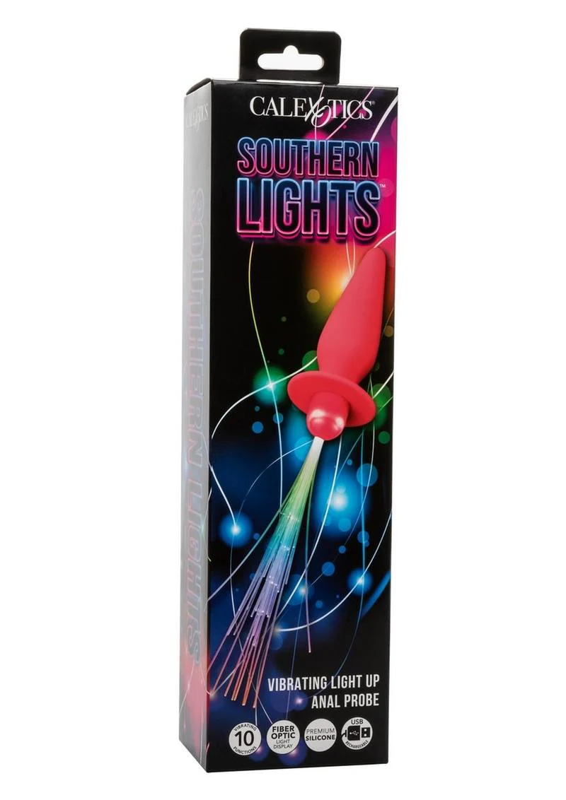 Southern Lights Vibrating Light-Up Anal Probe Premium Silicone - Image 8