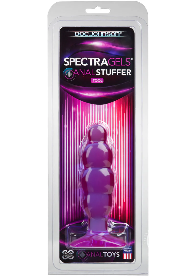 Spectra Gels  Anal Stuffer Tool Purple by Doc Johnson - Image 2