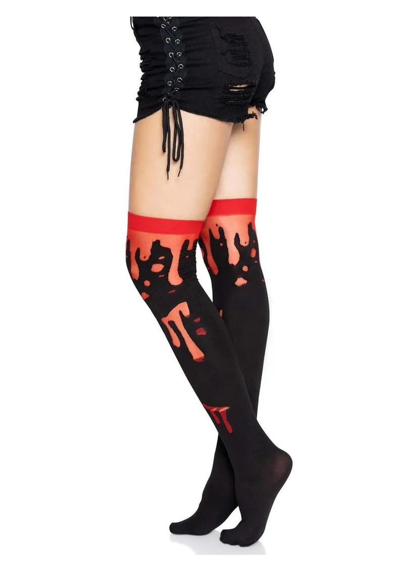 Splatter Thigh Highs - Image 6