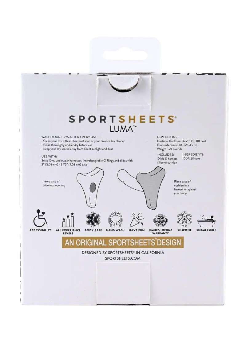 Sportsheets LUMA Dildo And Harness Silicone Cushion - Image 3