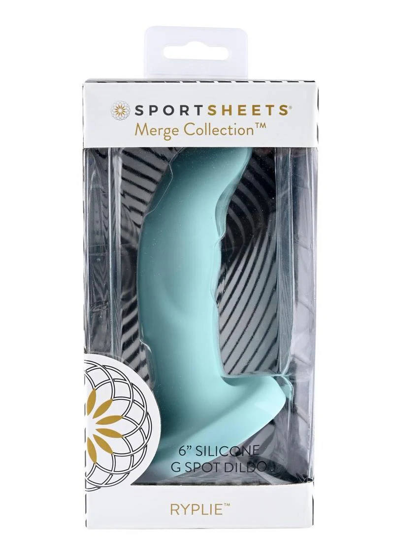 Sportsheets Ryplie Silicone Curved G-Spot Dildo with Suction - Image 3