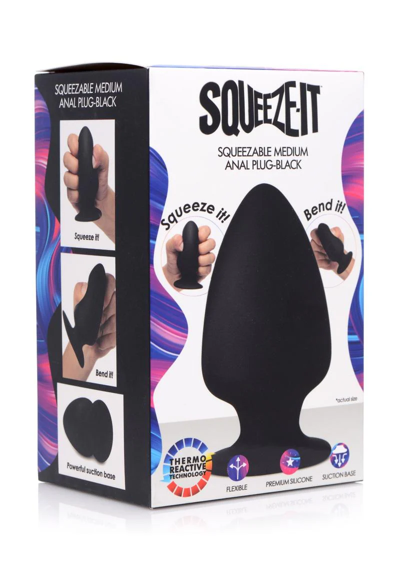 Squeeze It Squeezable Silicone Anal Plug - Image 10