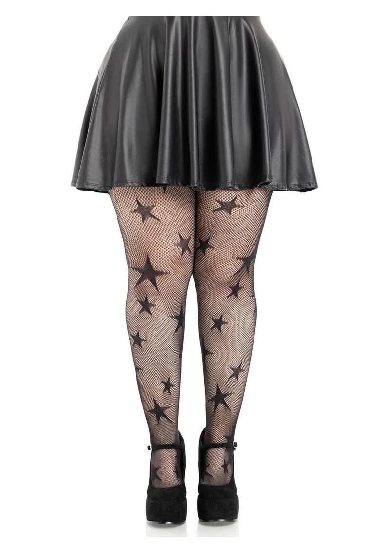Star Fishnet Tights