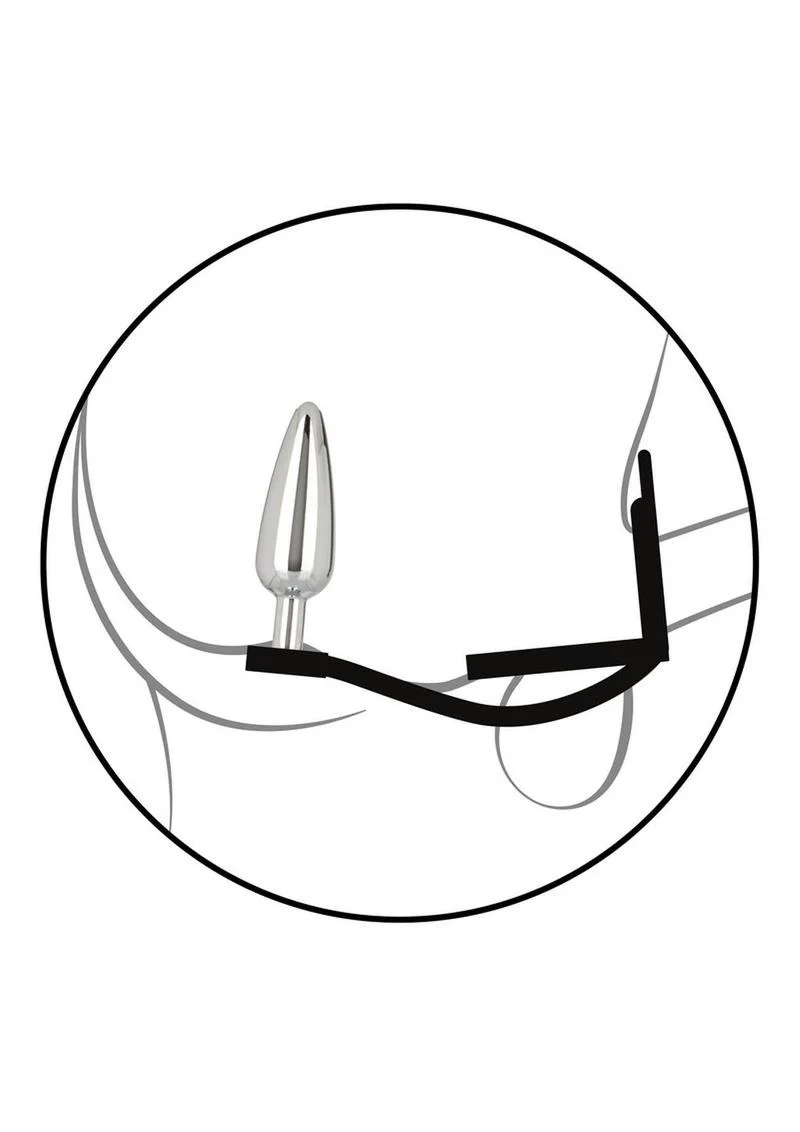 Star Fucker Slim Silicone Dual-Enhancer And Gem Accented Plug - Image 3