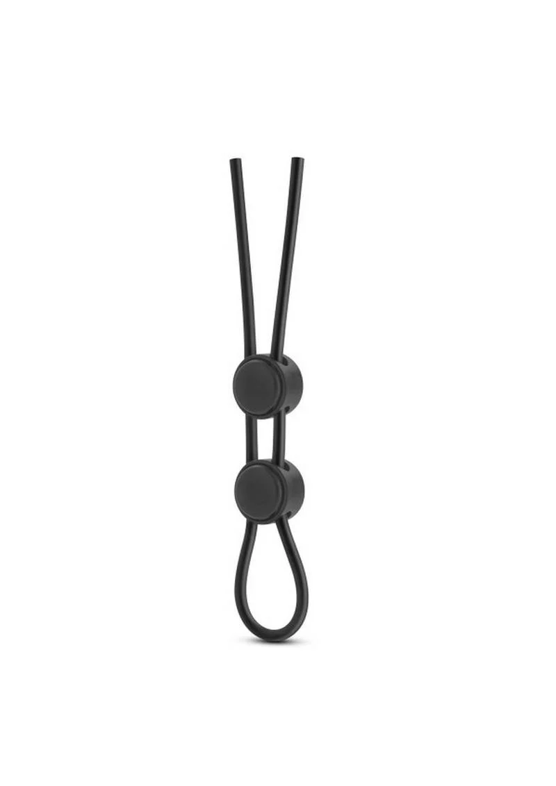 Stay Hard Silicone Double Loop Adjustable Cock Ring - Image 3