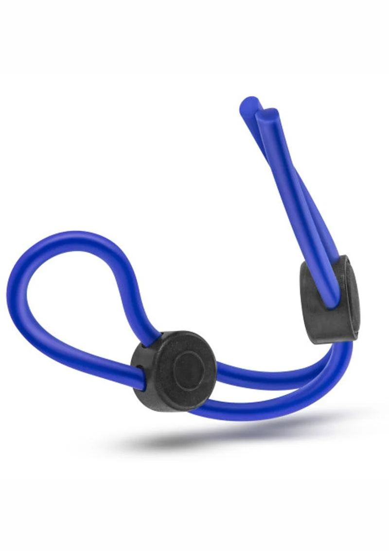 Stay Hard Silicone Double Loop Adjustable Cock Ring - Image 4