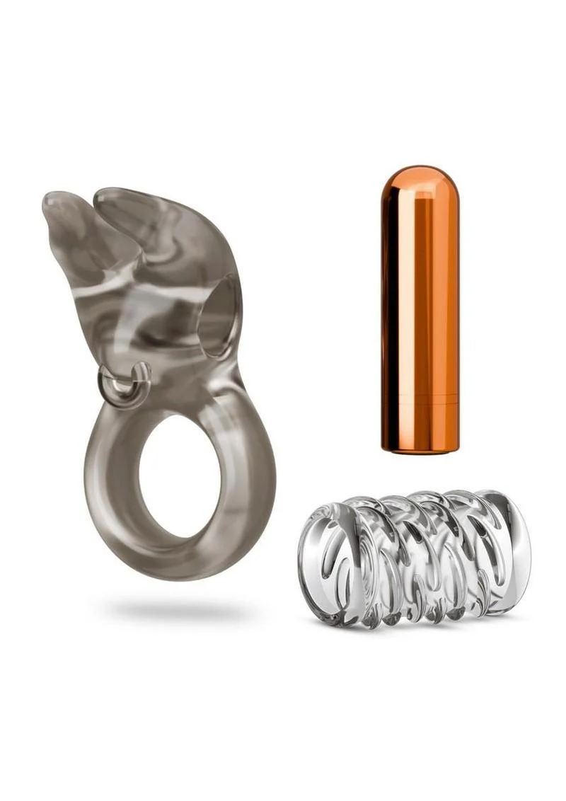 Stay Hard Textured Cock Ring Set