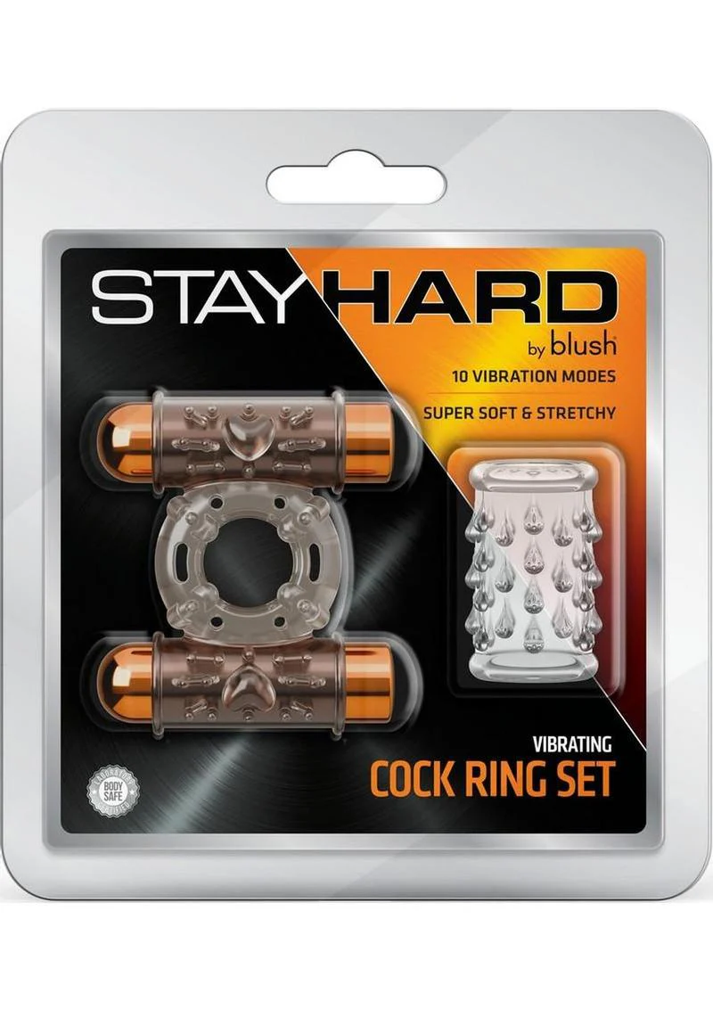 Stay Hard Vibrating Cock Ring Kit - Image 4