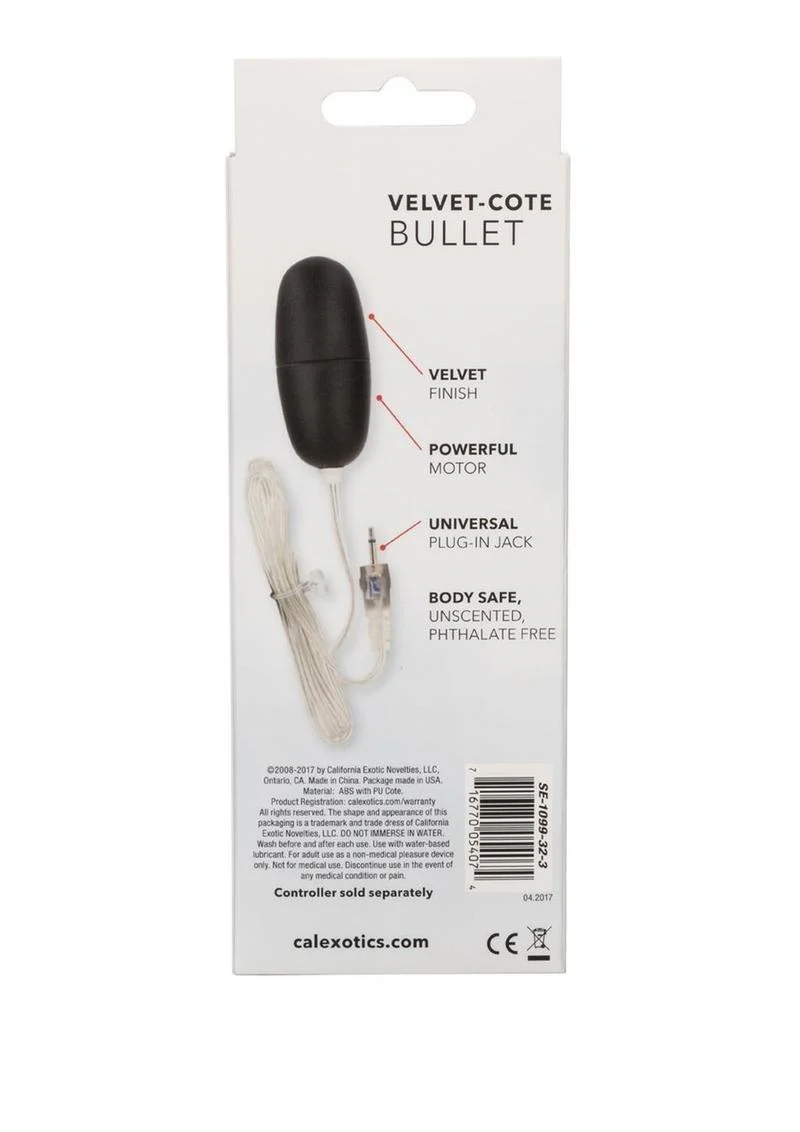 Sterling Collection Standard Velvet Cote Bullet Vibrator - Image 3