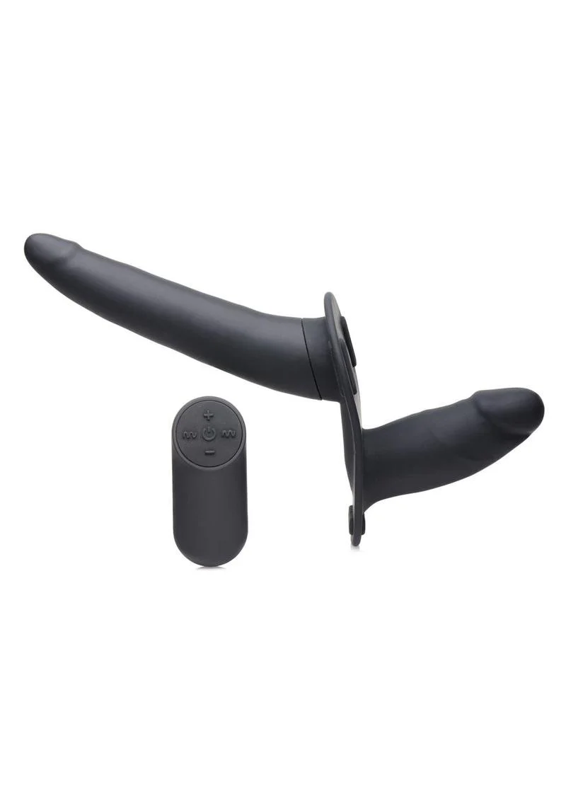 Strap U 28X Power Pegger Beginner Rechargeable Dual-Vibe Strap-On