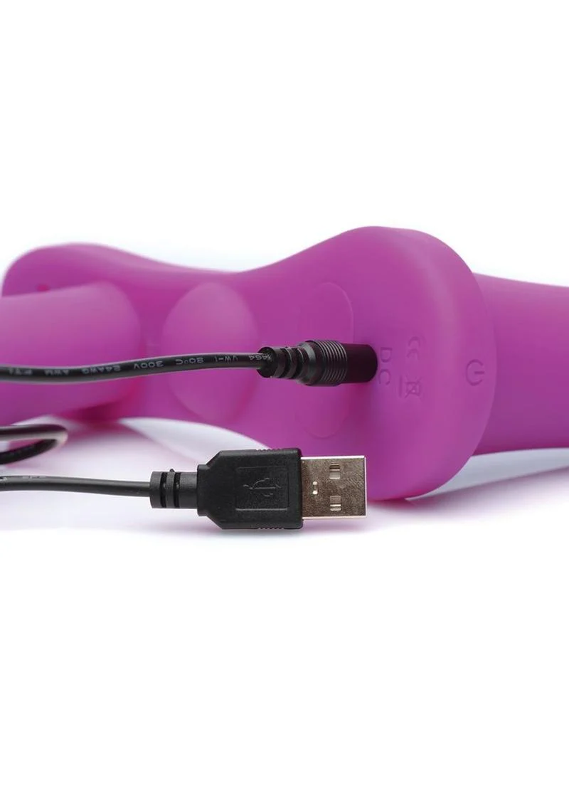 Strap U Double Take Vibrating Double Penetration Strap-On Harness - Image 5