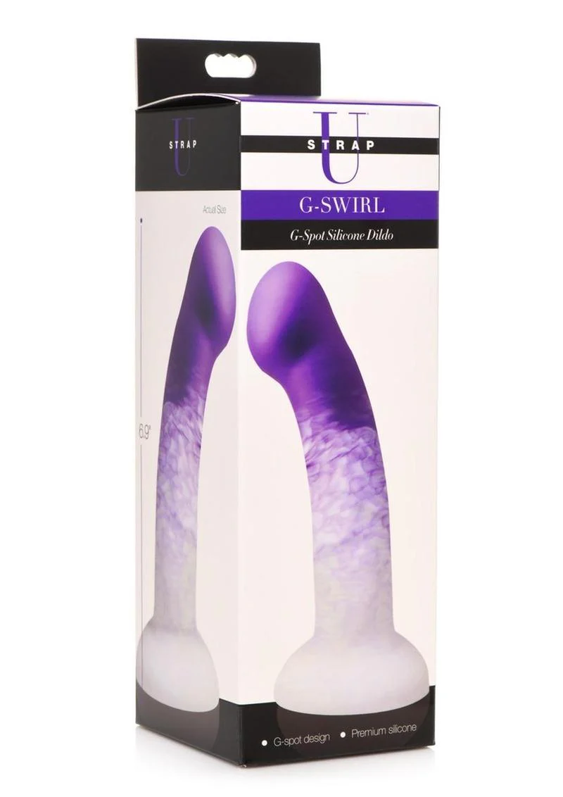 Strap U G-Swirl G-Spot And Body-Safe Silicone Dildo - Image 4