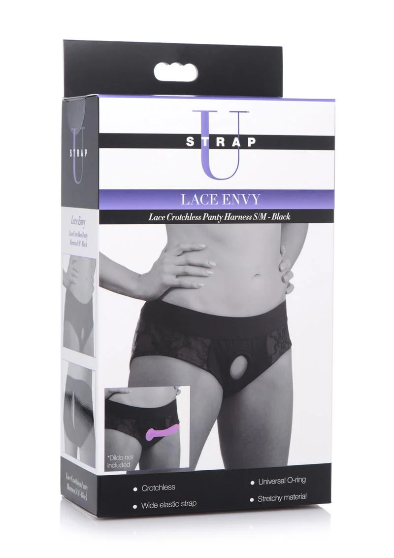 Lace Envy Crotchless Panty Harness - Image 4