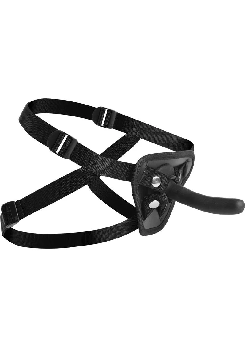 Strap U Pegged Silicone 5in Pegging Dildo with Harness