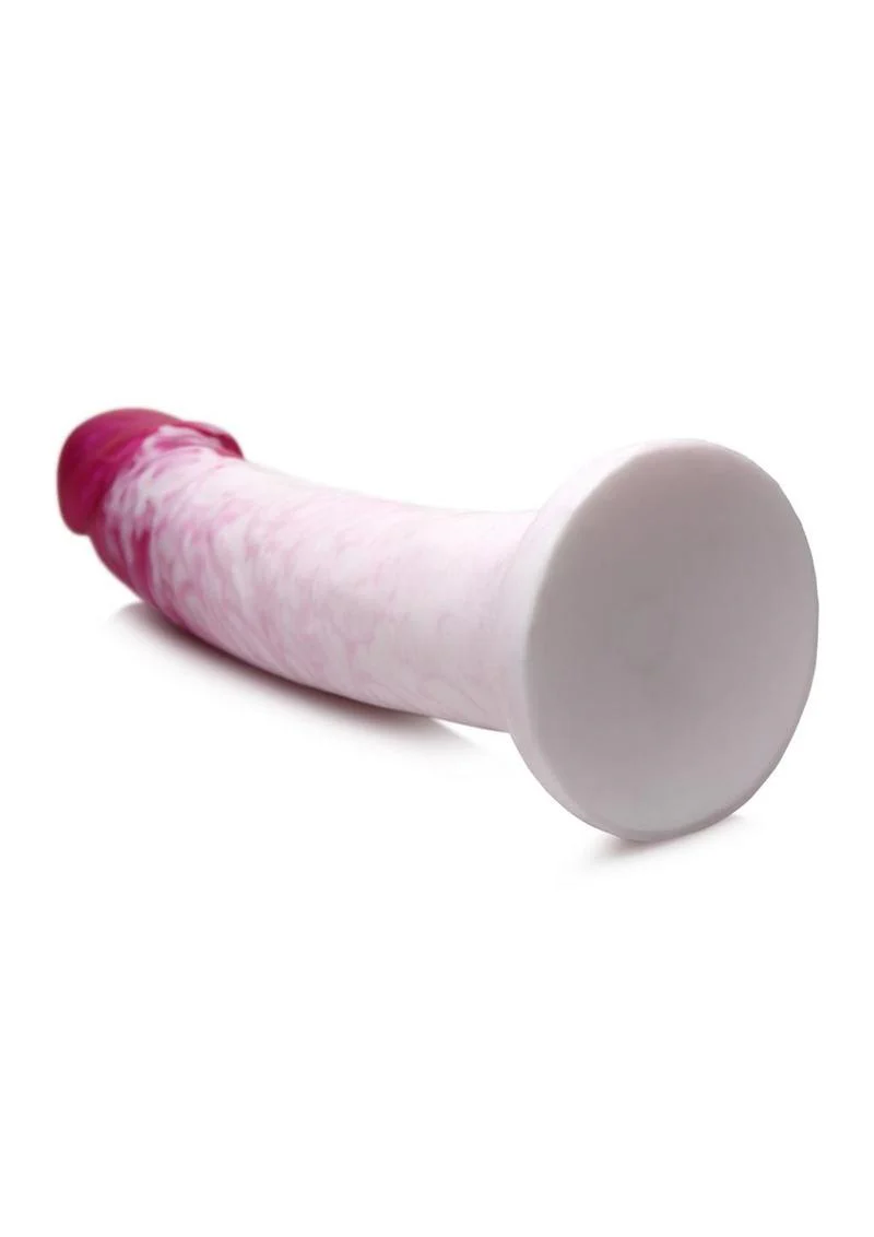Strap U Real Swirl Silicone Dildo Realistic Veined Design - Image 3