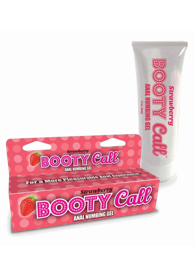 Strawberry Booty Call Anal Numbing Gel 1.5oz Tube