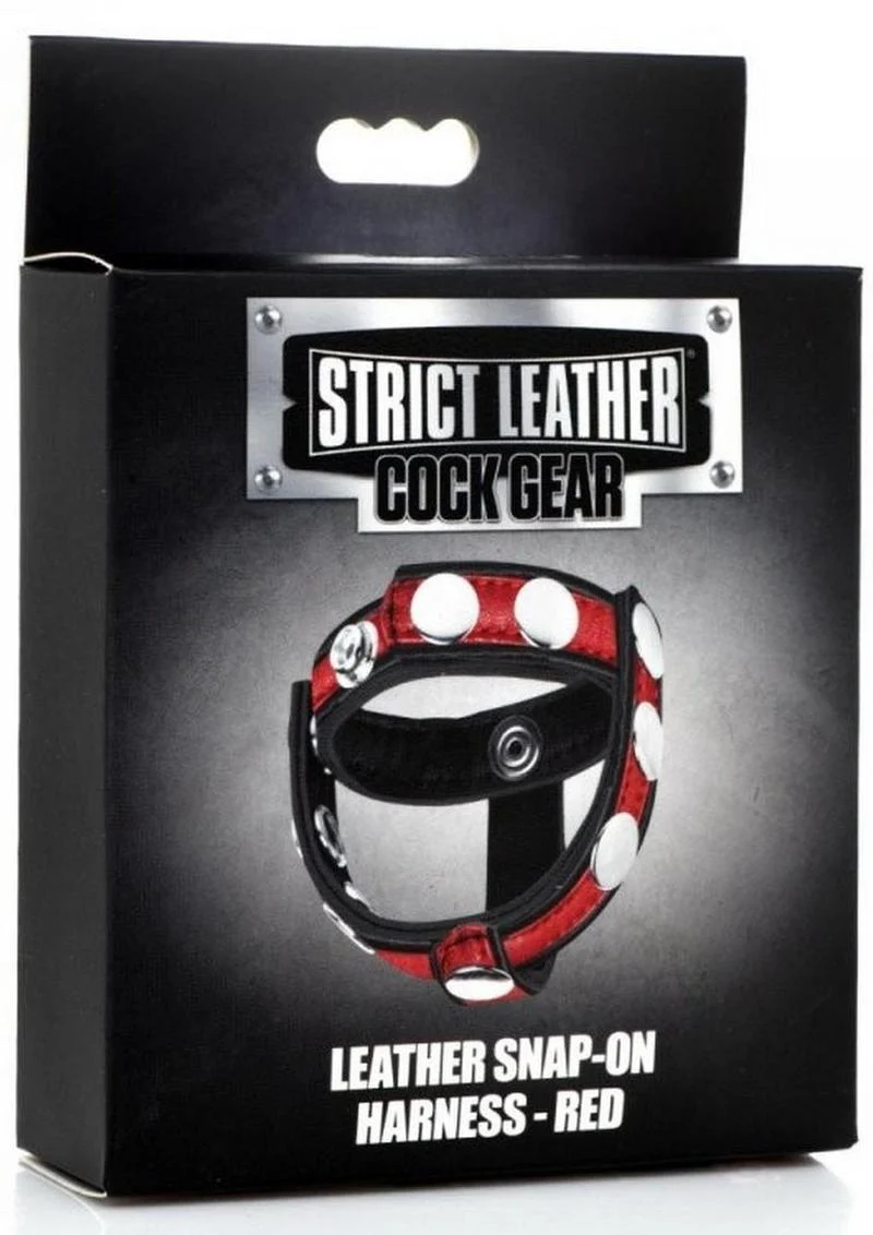 Strict Leather Cock Gear Leather Snap On Harness - Image 7