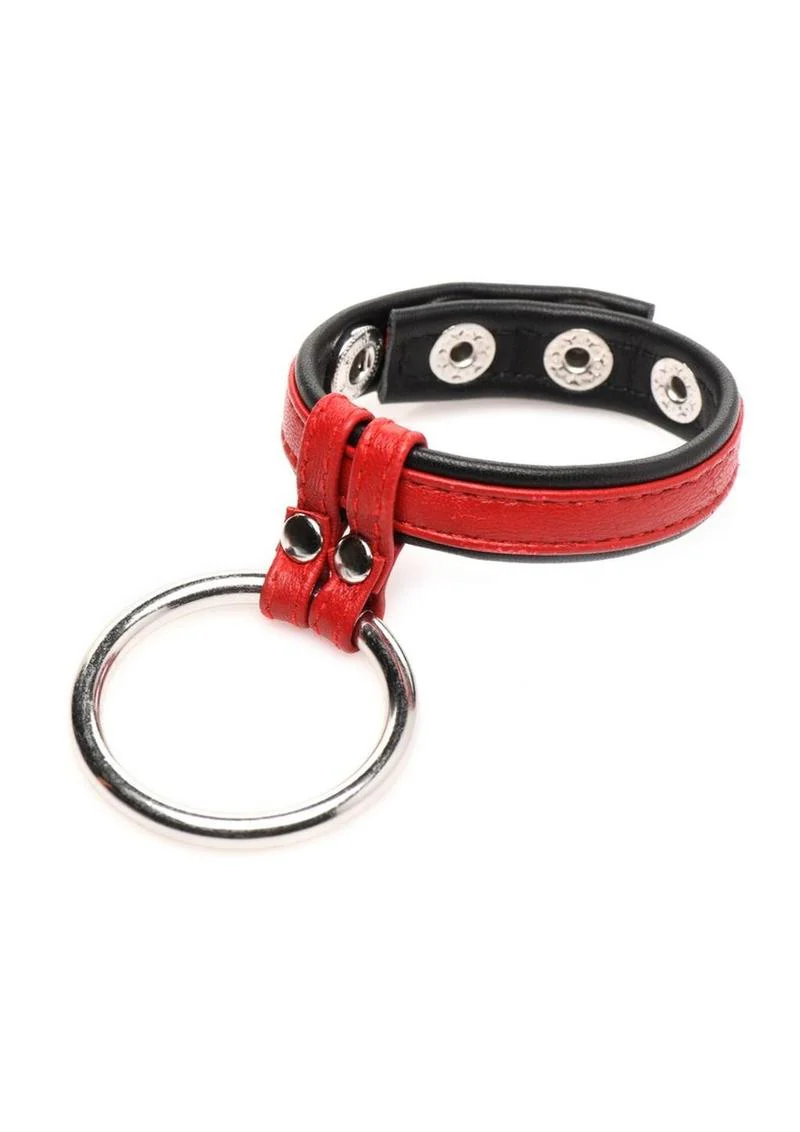 Strict Leather Premium Leather and Steel Cock and Ball Ring - Image 4