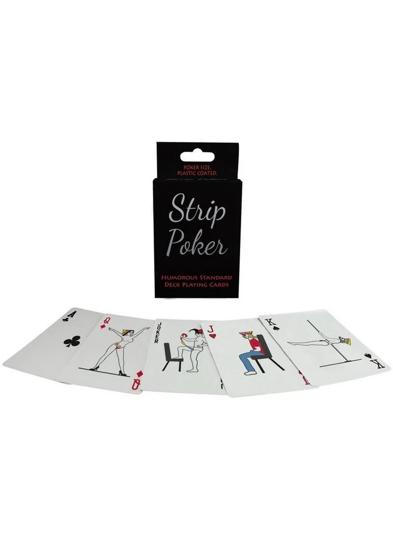 Strip Poker Card Game Humorous Standard Deck for Adults