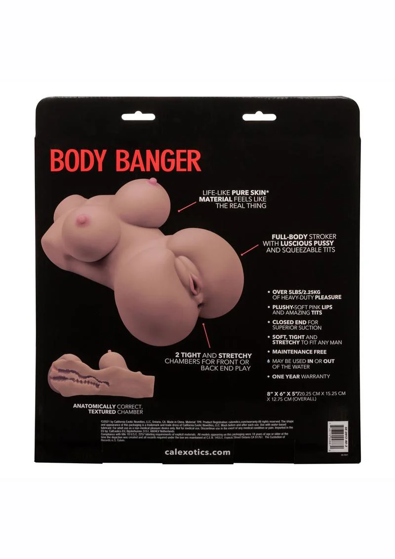 Stroke It Body Banger Masturbator Over 5 lbs Life-Like Skin - Image 6