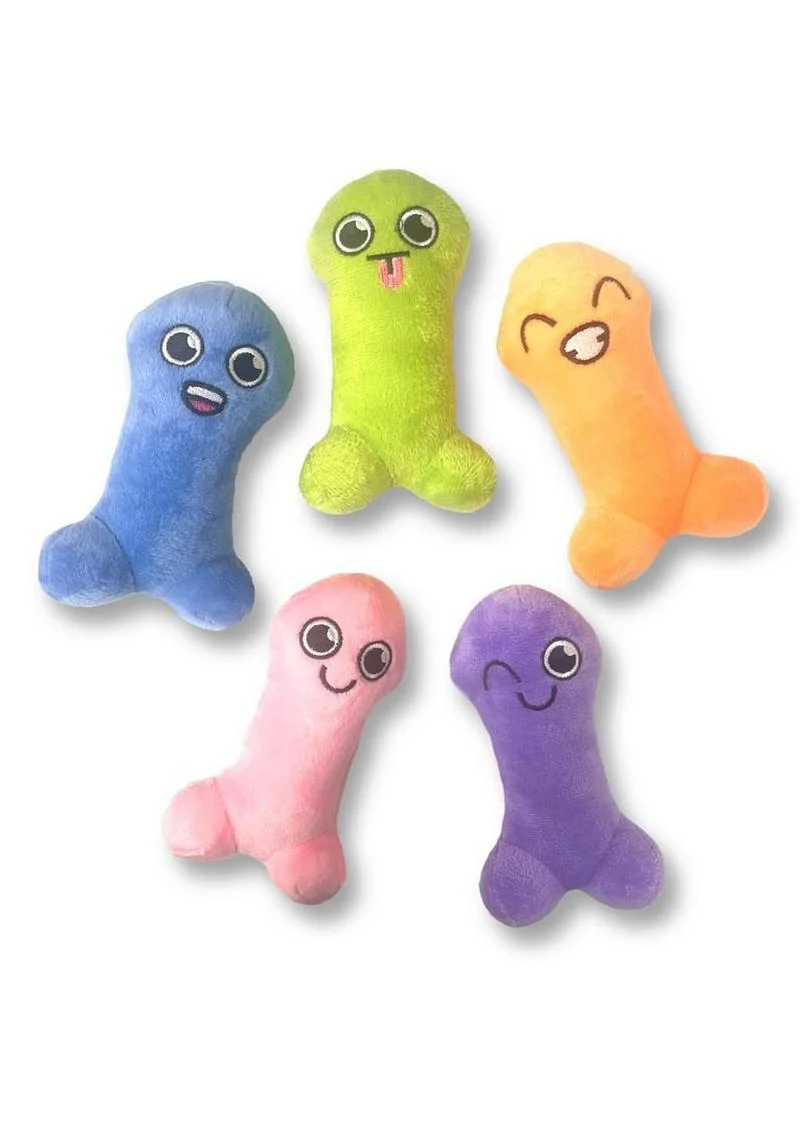 Suck a Bag of Dicks Pillow 5 Mini Fuzzy Plushies Inside