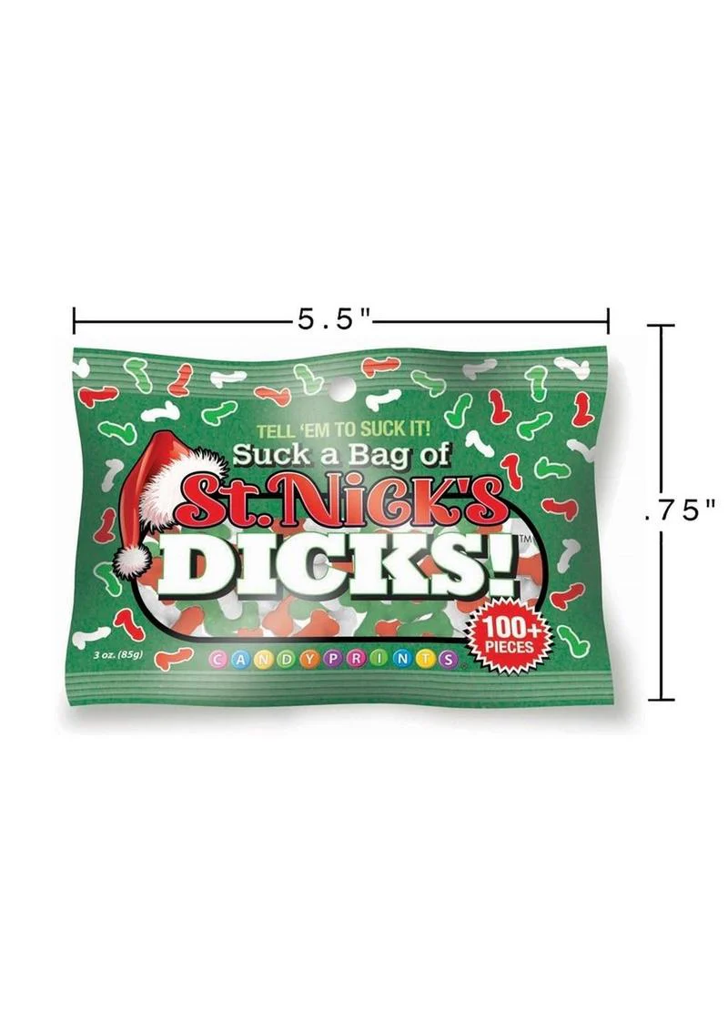 Suck a Bag of St. Nicks Dicks Candy by CandyPrints