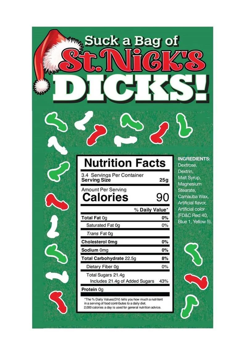 Suck a Bag of St. Nicks Dicks Candy by CandyPrints - Image 3
