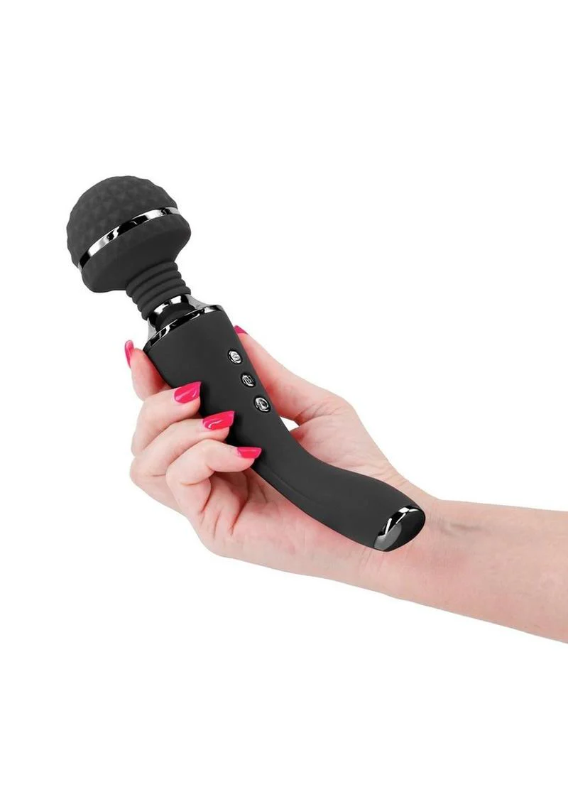 Sugar Pop Bliss Vibrating Wand Massager Rechargeable Silicone - Image 2