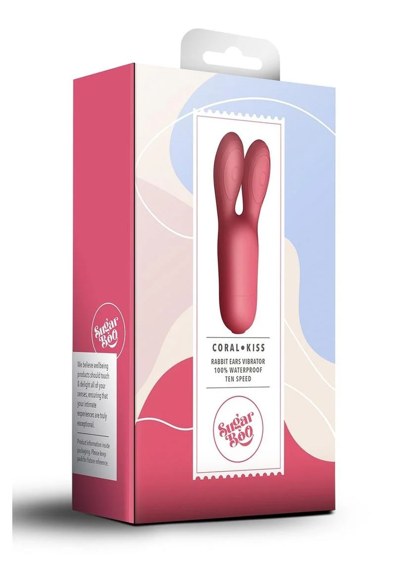 Sugarboo Coral Kiss 10-Speed Waterproof Rabbit Ears Vibrator - Image 4