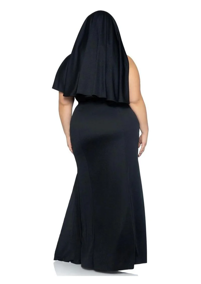 Sultry Sinner Dual Slit Garter Dress - Image 10