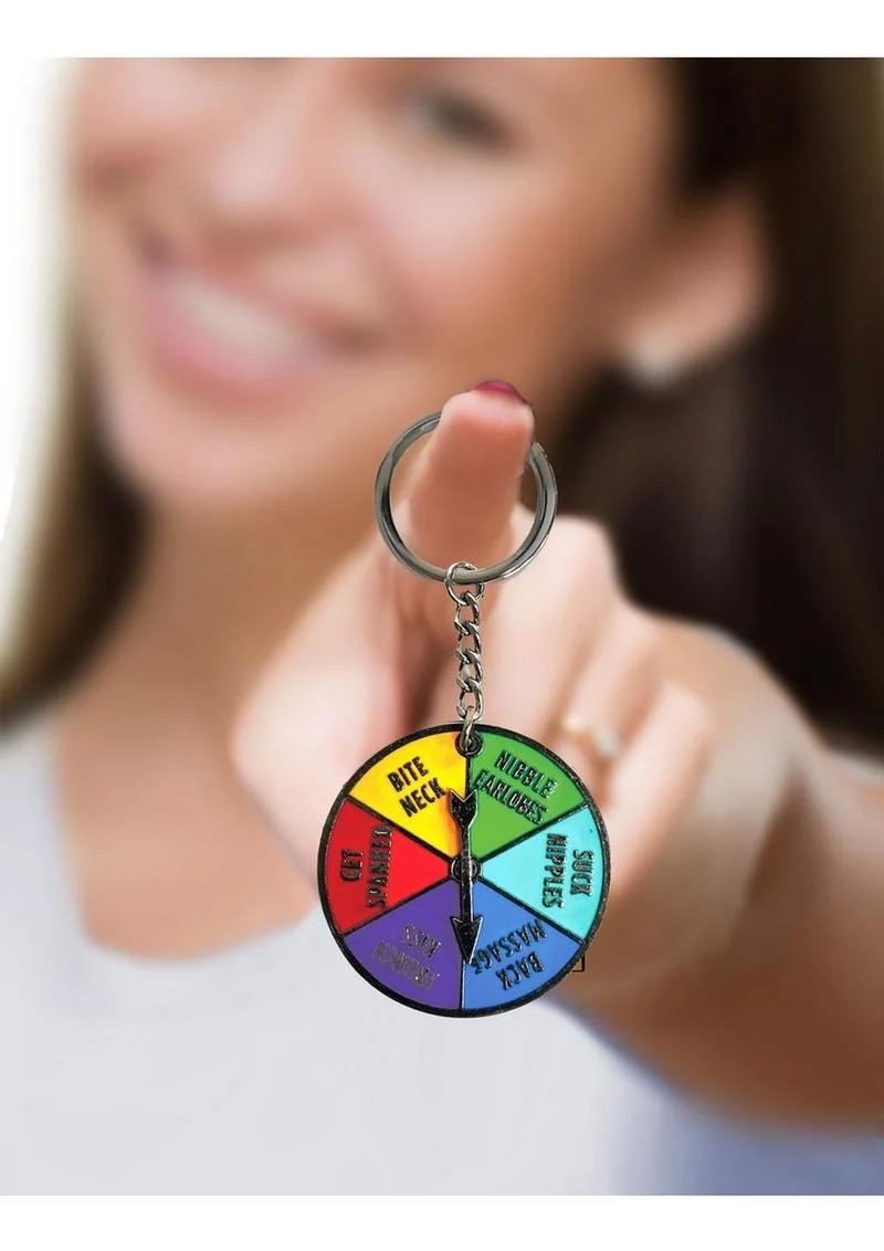 Super Fun Key Chain Sex Spinner Multicolor Portable Fun Game - Image 2