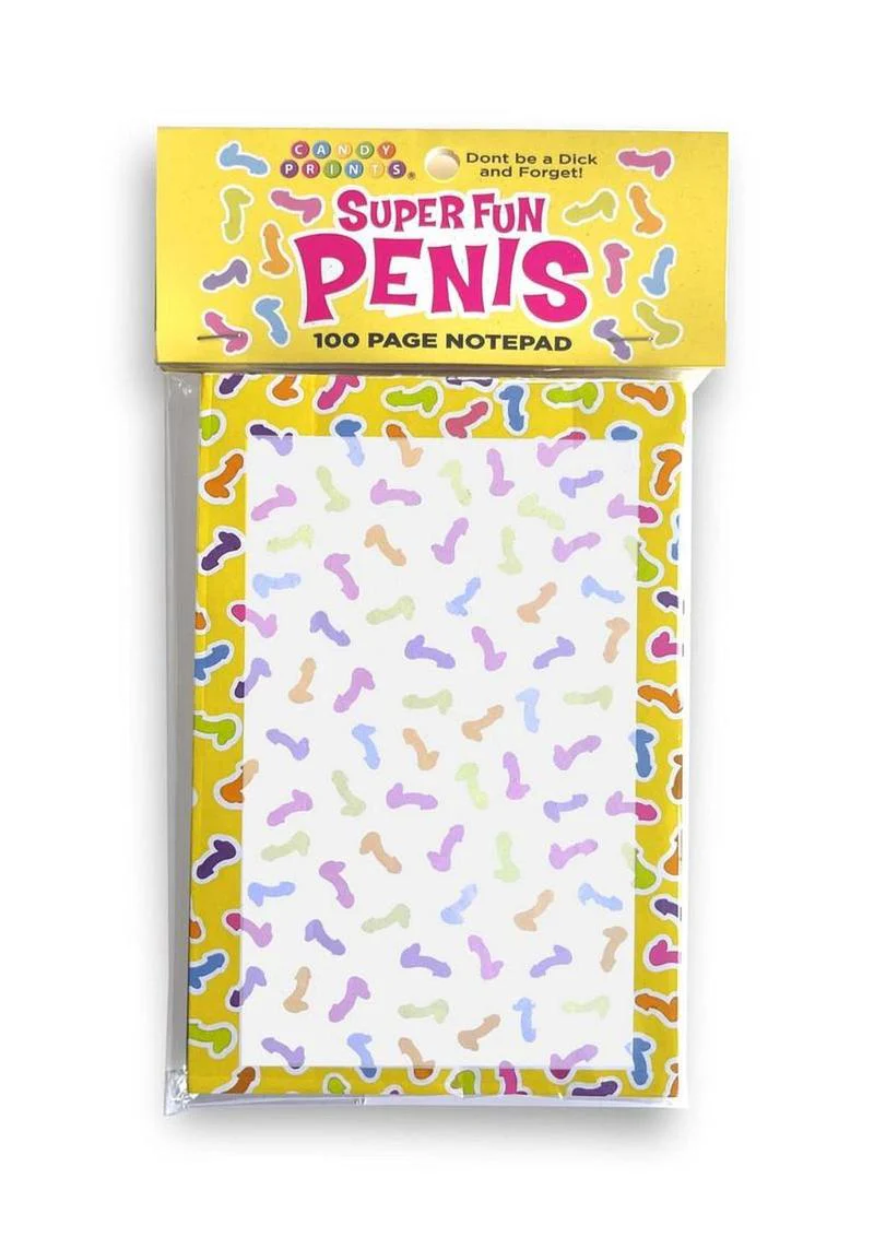 Super Fun Penis 100 Page Notepad Playful and Colorful Design - Image 2